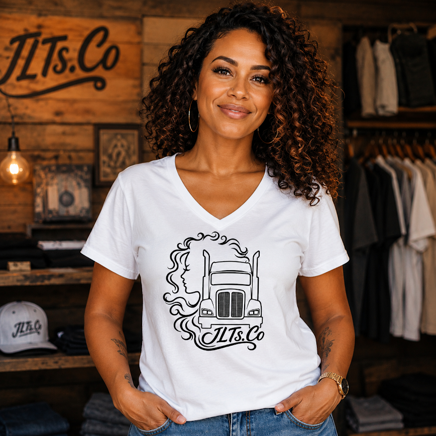 JLTs.Co V-Neck — White or Black